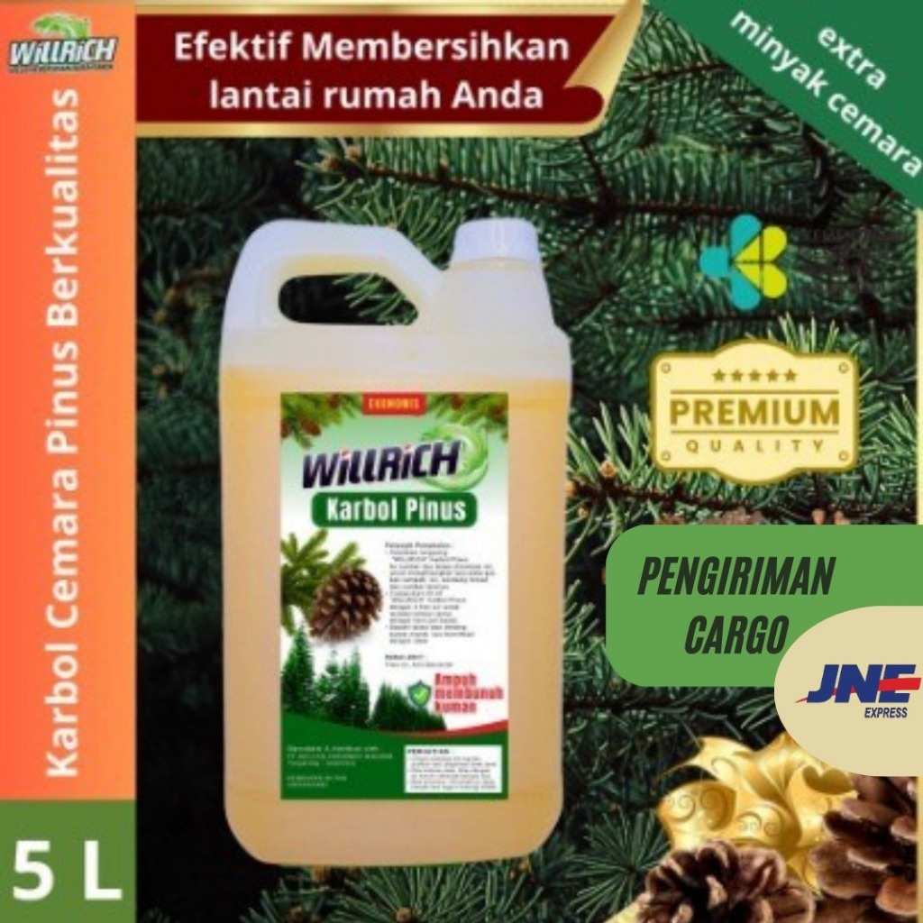 Bersarang Banyak Kuman? Coba Willrich KARBOL PINUS PREMIUM!