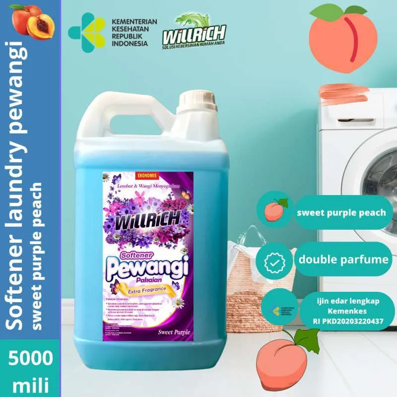 Willrich Softener Laundry: Solusi Terbaru untuk Pakaian Lebih Lembut dan Harum